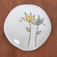 Spoon Rest with Zinnias