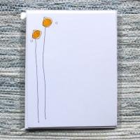 Notepaper Set with Yellow Pods