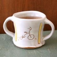 Toddler Mug with a Tricycle