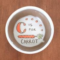 Child's Bowl with a Carrot
