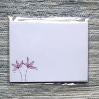 Notepaper with Small Pink Flowers